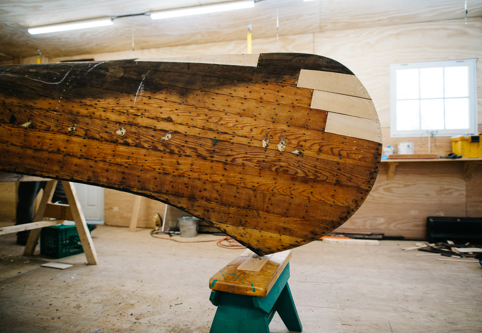 Taylor Statten War Canoe Restoration