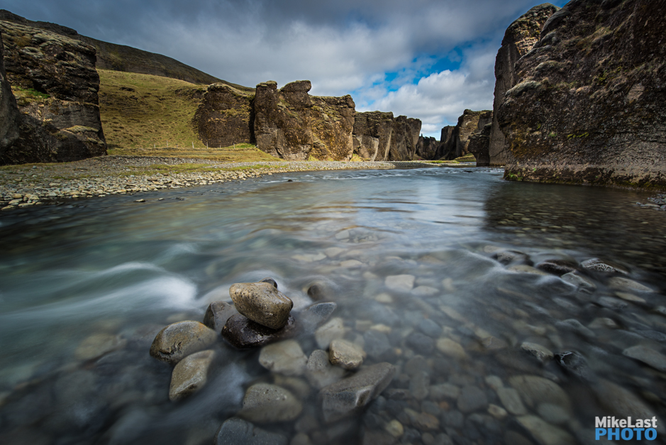 The River Fjaðrá at Fjaðrárgljúfur